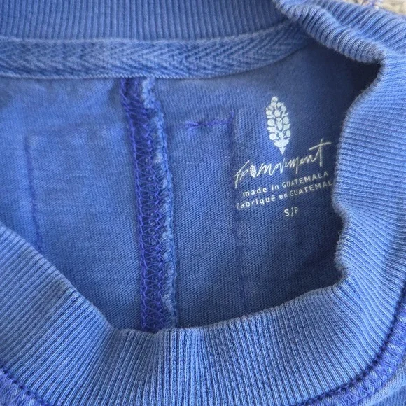 FP Movement by Free People Icon Tee Ultra Indigo Small - Picture 4 of 8